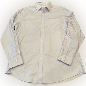 Charles Tyrwhitt Non Iron Slim Fit Dress Shirt Light Blue 17/37 🔥 MSRP $99